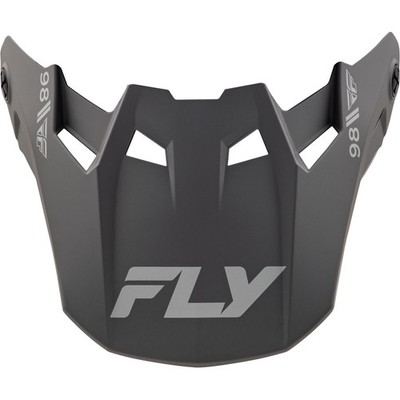 Formula CC Objective Visor - Matte Black/Grey - Youth Large - Small 73-4352