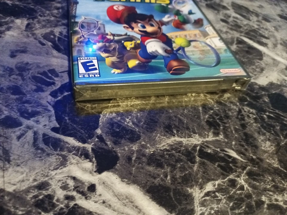 Mario Power Tennis GameCube New Sealed No Rips 1st Black Label - Image 2 of 4