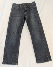Lee Straight Fit Medium Wash Denim Blue Jeans Boys 14 Regular Adjustable Waist