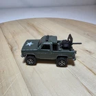 Vintage 1980's Majorette- Special Forces- Army Depanneuse Chevy Blazer