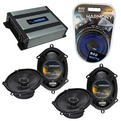 BMW 5 Series 1990-1996 Factory Speaker Replacement Harmony (2)R68 HA-A400.4 Amp