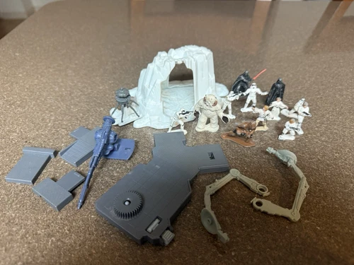 Vtg Star Wars Micro Collection Die-Cast  Lot Figures Playsets 1982 Kenner