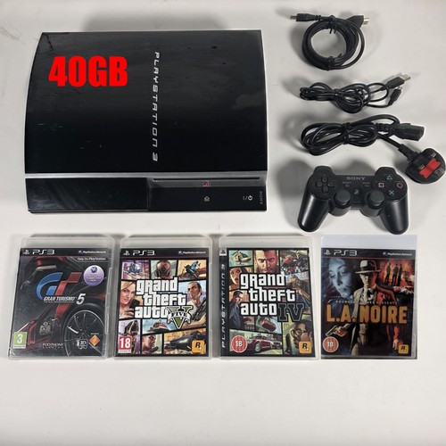 Playstation PS3 40GB 60GB 160GB Backwards Console Bundle Choose Your Set Up PAL - Picture 3 of 8