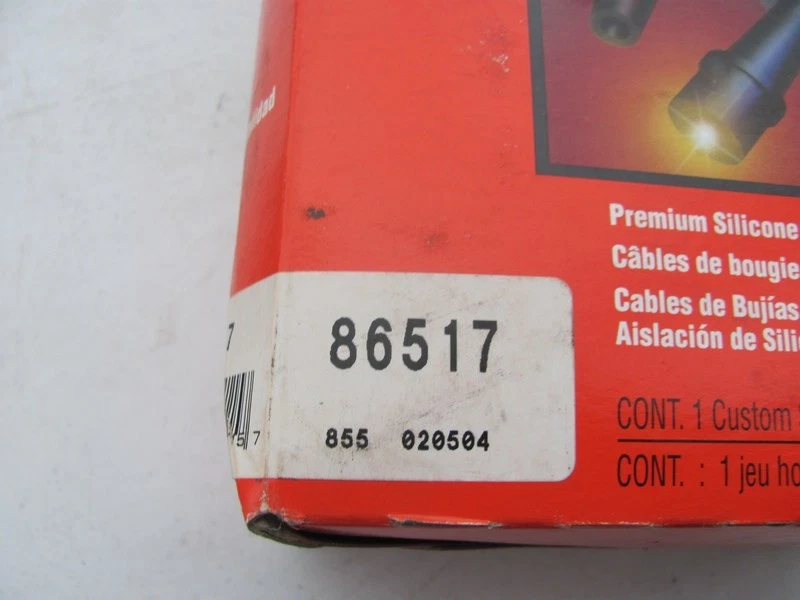 Juego de cables de bujía de encendido Autolite 86517 para Toyota Camry 1988-1991 2VZ-FE V6 Foto 3 de 3