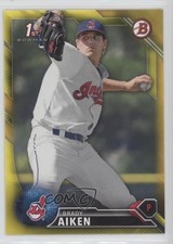 2016 Bowman Prospects Yellow Brady Aiken #BP7 1s6