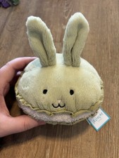 Wykwintny deser-królik-ciasto makaronowe, słodkie mini, miękkie i wygodne