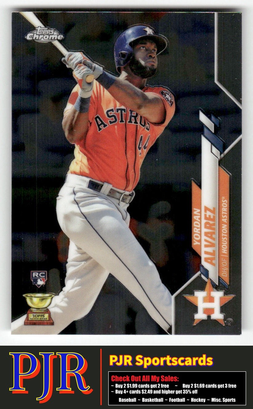 Yordan Alvarez 2020 Topps Chrome #200 Houston Astros Rookie