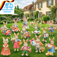 Osterdeko Garten Osterhasen Gartenstecker 12 StüCk Wetterfest – Gartenstecker Os