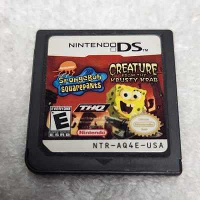 Nintendo DS 2006 - SpongeBob: Creature from the Krusty Krab (Untested)