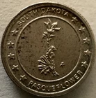 .925 Silver Franklin Mint Art Round State of South Dakota 1 gram