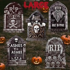 25.2inch DIY Halloween Tombstones Decorations Outdoor Yard Signs Outdoor Decor