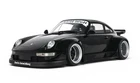 GT SPIRIT GT587 Porsche 911 RWB BLACK AUT BLACK 2012 1/18