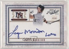 2011 Playoff Prime Cuts Notable Nicknames 4/25 Logan Morrison #30 Auto 07d9