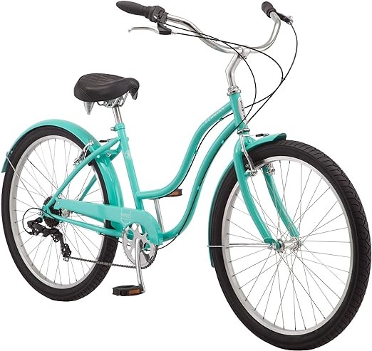 自転車本体 mikko Schwinn Mikko Adult Beach Cruiser Bike Featuring 17-Inch/Medium
