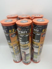(6) Frost King PREMIUM HEAVY DUTY 126” X 62” EZ Roll Dispenser Shrink Window Kit