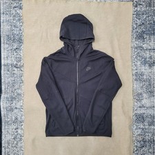 Mens Nike Tech Black Zip Up Jacket Hoodie Szie Medium