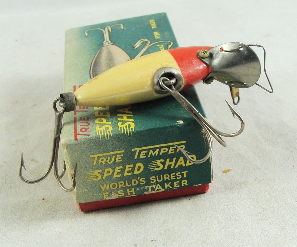Leurre de pêche bombardier vintage Speed Shad *neuf en boite