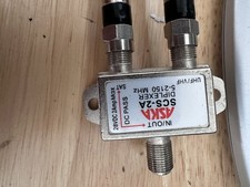 Dish Network Separator for Dual Tuners 123254 Coaxial Jumpers Cable 950-2150 MHz