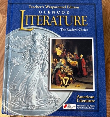 Glencoe Literature Teacher Edition American Literature Readers Choice Wraparound