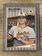 1989 Fleer - Billy Ripken #616 Black box on Bat Knob 