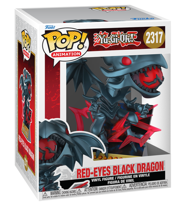 Funko Pop! Red-Eyes Black Dragon #2317 Yu-Gi-Oh! Vinyl Figure