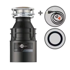 Badger 700, 3/4 HP Continuous Feed Kitchen Garbage Disposal with Power Cord and