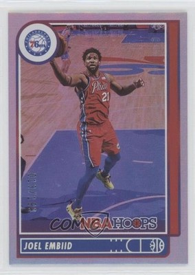 2021-22 Panini NBA Hoops Silver 13/199 Joel Embiid #27 0wn4