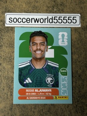 PANINI FIFA WORLD CUP 2026 - Sticker Nr. KSA 9 - MUSAB ALJUWAYR