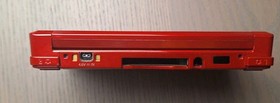 Nintendo 3DS Metallic Red Region Free Console 16GB Tested w/ Charger & Stylus