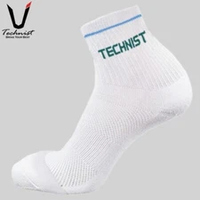 Technist Crew Sports Socks Unisex Tennis Badminton Socks Casual Blue NWT TS-21