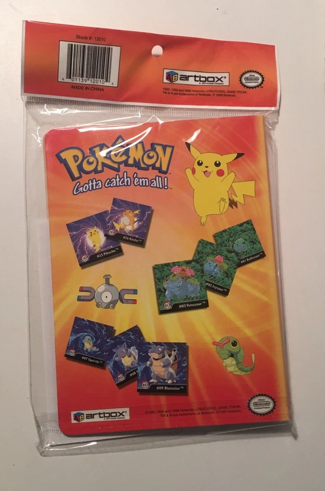 Pokemon Action Flipz Sticker Album Vintage 1999 Factory Sealed Includes 12 Pages - Image 2 of 2