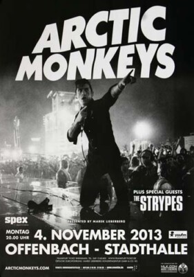 Arctic Monkeys - AM Tour , Frankfurt 2013 | Konzertplakat | Poster