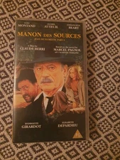 Manon Des Sources - Jean De Florette Part 2 - PAL VHS Video Tape (T89)
