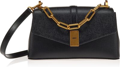 DKNY Conner Shoulder Bag, Black/Gold 
