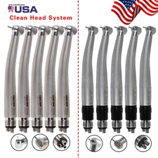 1-5x Dental High Speed Push Button Handpiece 4Hole /Quick Coupling NSK Style st
