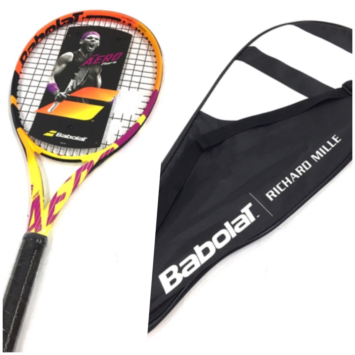 リシャールミル　Babolat ラケット Very Rare!!!!! RICHARD MILLE/Babolat Pure Aero Rafa