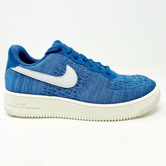 Nike Air Force 1 Flyknit 2.0 Ocean Fog Summit White Mens Size 6 CI0051 400 | eBay