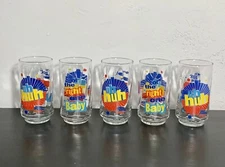 Vintage 90s Diet Pepsi Cola Drinking Glass Set Of 5. you got the right one baby