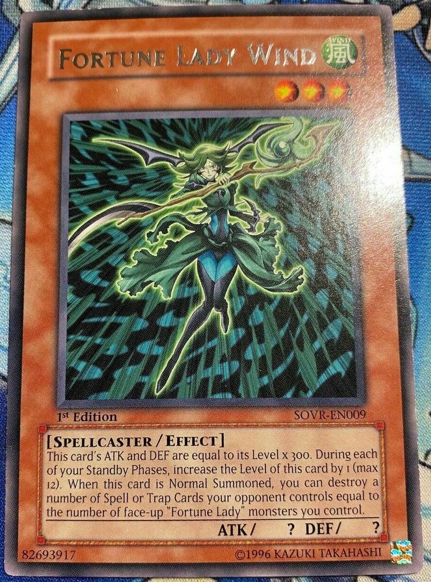 Fortune Lady Wind 1st Edition RARE Yugioh SOVR-EN009 Fortune Lady Wind 1st Edition RARE Yugioh SOVR-EN009