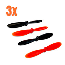 12 Propeller Rotorbl&auml;tter Blade 3x Set f&uuml;r JJRC H6W H6C Quadrocopter Drohne RB
