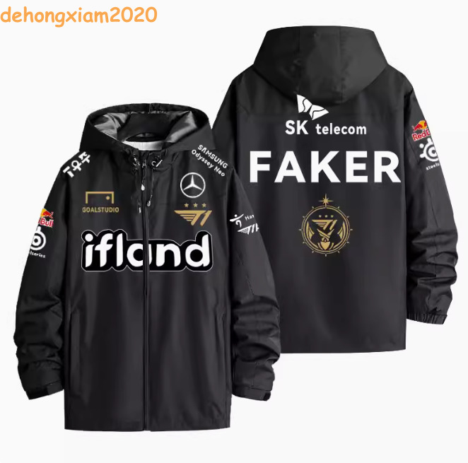 2023 LOL T1 Team League Of Legends FAKER LPL Outdoor Replica Jackets  Clothings