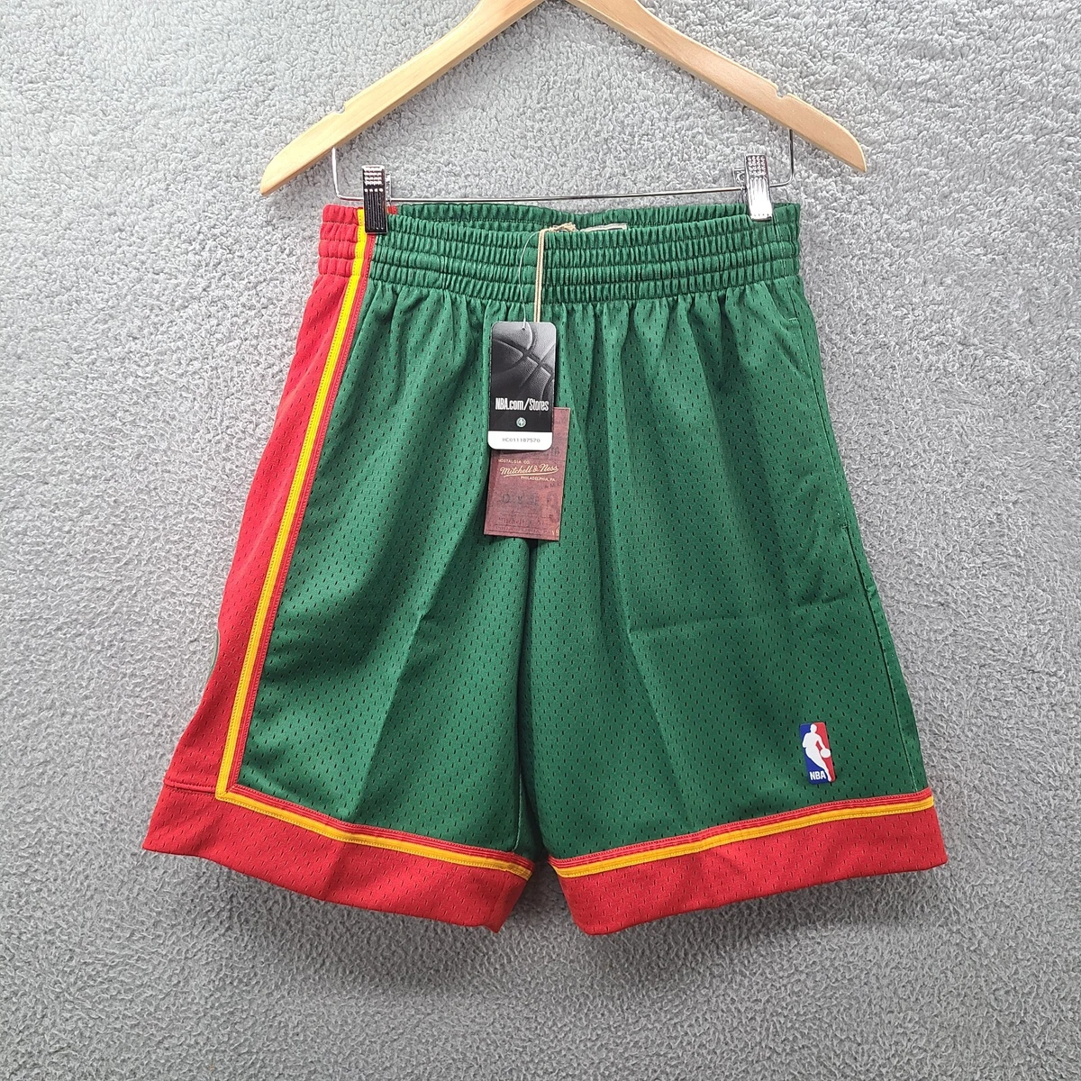 Mitchell Ness NBA Swingman Road Shorts Seattle Supersonics 95 96