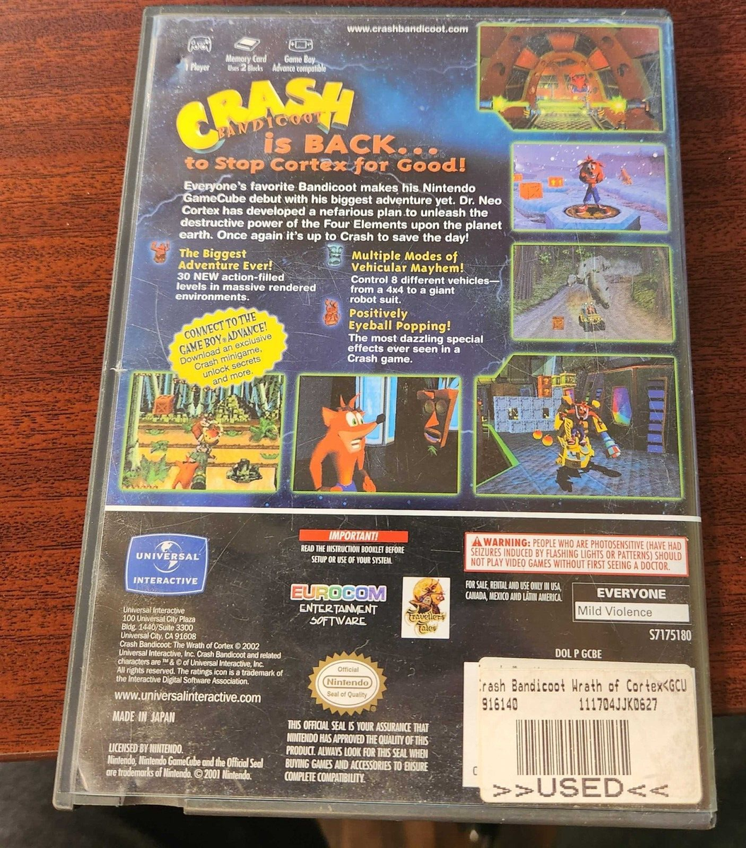 Crash Bandicoot: The Wrath of Cortex ( Nintendo GameCube