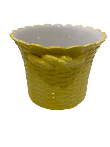 Cachepot giallo Mottahedeh - Foto 3 di 7