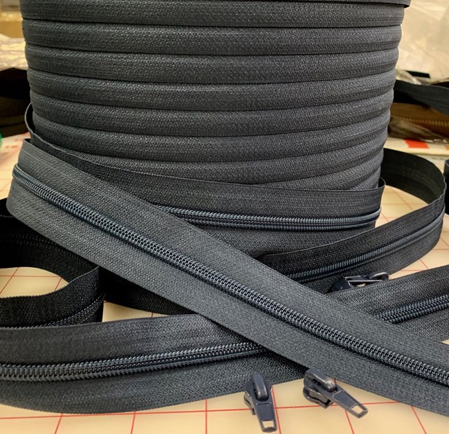 NAVY 5 Upholstery Zippers By The Yard 200 yds. & 200 pulls eBay