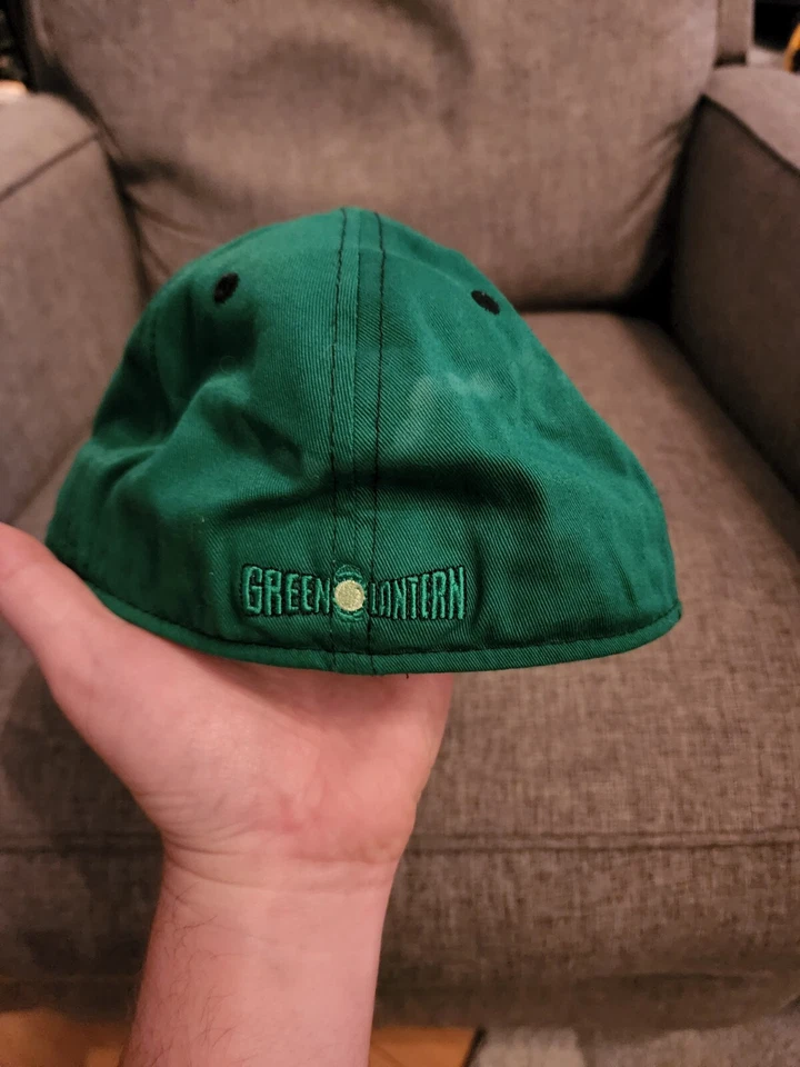 Vintage DC Comics The Green Lantern Comic Book Hat Cap Small Medium - Image 4 of 4