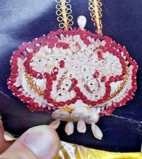 Sequin Art CHRISTMAS ROSE Sequin Bead Ball Flower Christmas Ornament Kit PRETTY