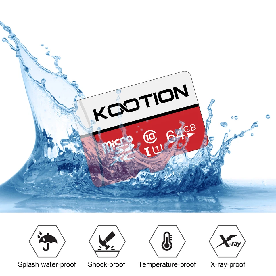 Kootion 64GB Micro SD TF Card Ultra SDXC Memory Card 1-100pcs SD Cards Wholesale - Image 3 of 4