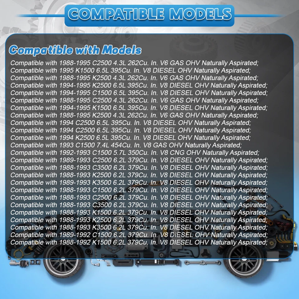 5x Cab Marker Roof Clearance Lights Amber + Base For GMC/Chevy C1500-3500 Truck - Image 2 of 4