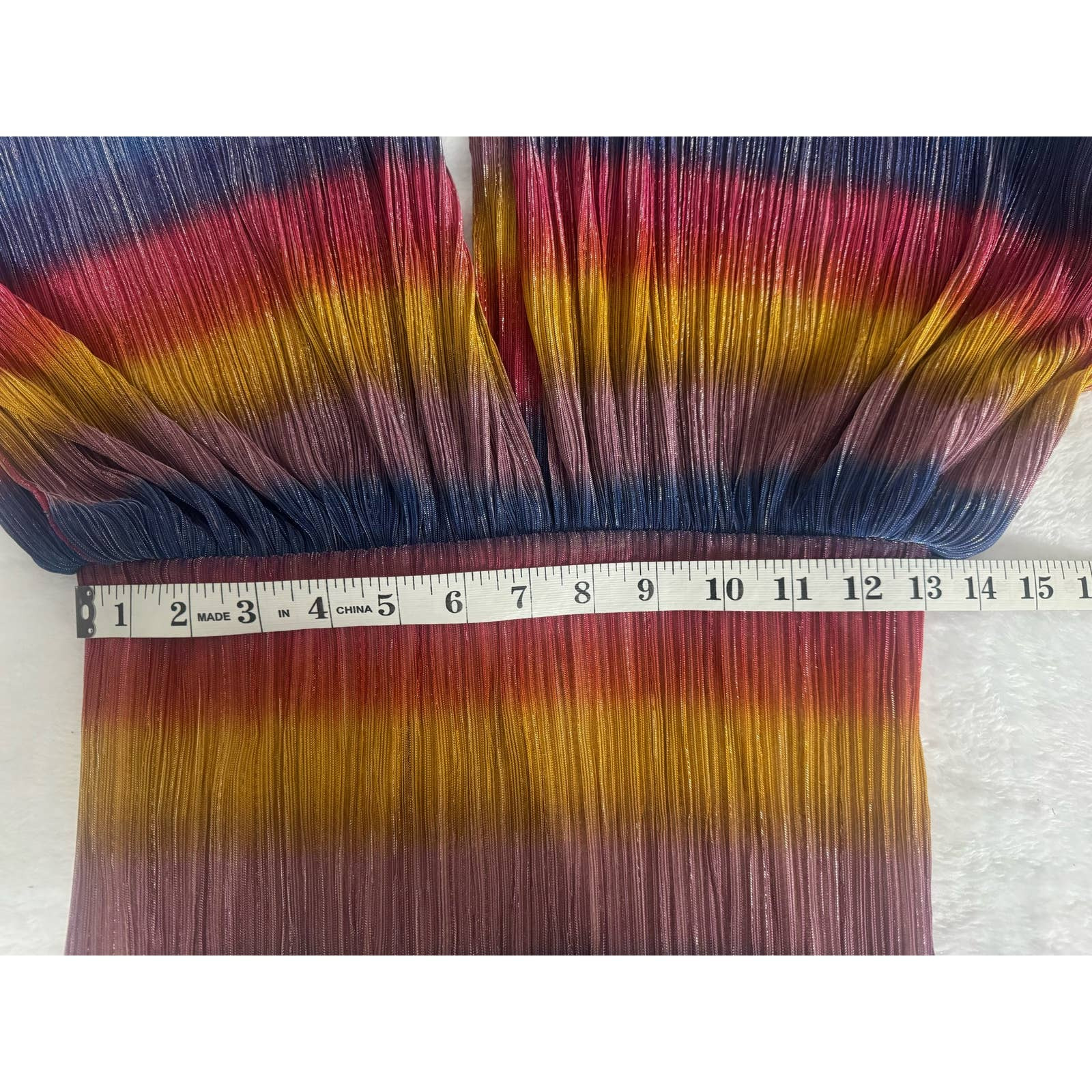 ROTATE Birger Christensen Rainbow Striped Mini Dr… - image 14